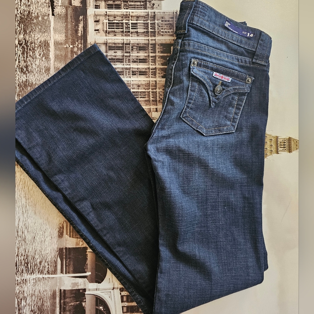 Hudson classic Boot cut jeans Dark wash women's size 14 =28x31